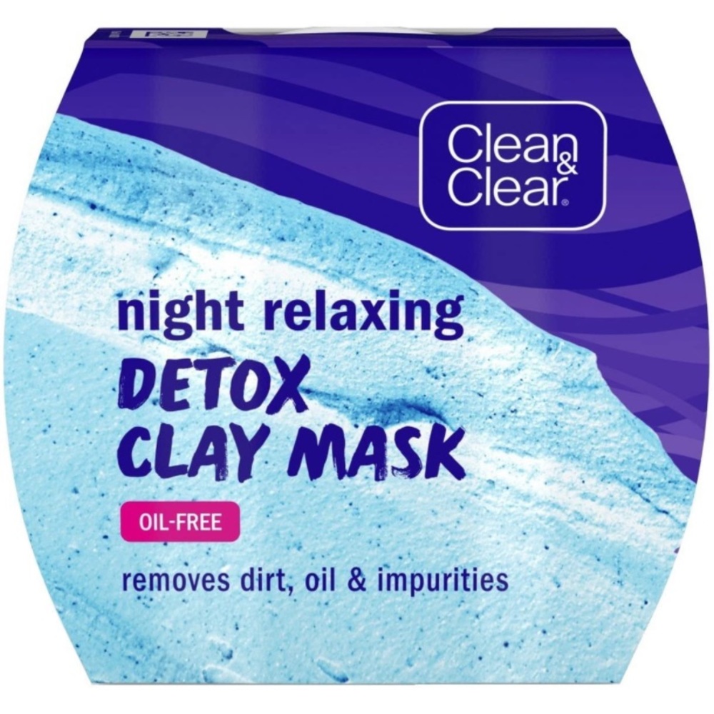 Clean & Clear Night Relaxing Detox Clay Mask,1.7oz